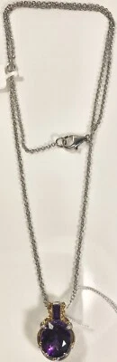 COLLAR AMATISTA MICHAEL VALITUTTI NH GEMAS EN BOGA ESTERLINA 925 VERMEIL C665A Foto 1 de 4