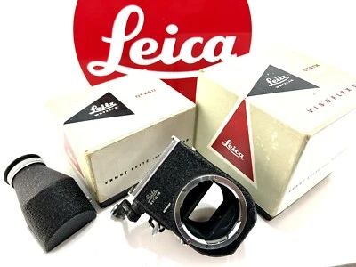 Leitz Wetzlar Leica Visoflex II con buscador de prisma OTXBO en caja montaje Leica M excelente+++ Foto 1 de 4