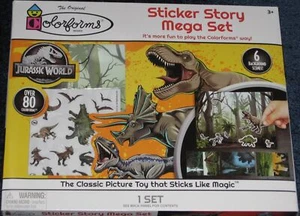 JURRASSIC WORLD Colorforms Sticker Story MEGA Set NEW Sealed Free Ship ! - Picture 1 of 1