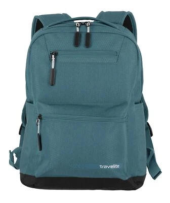 travelite Kick Off Backpack M Rucksack Tasche Petrol Grün - Bild 1 von 4