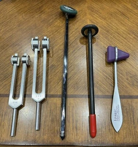 3rd Year Medical school Student tuning Fork And Reflex Hammers - Picture 1 of 1