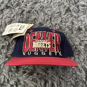 Vintage Denver Nuggets The Game SnapBack Hat 1990s Champions NBA NWT - Picture 1 of 5