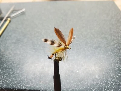 Moscas de pesca con mosca seca (tipo mayfly) Foto 1 de 4