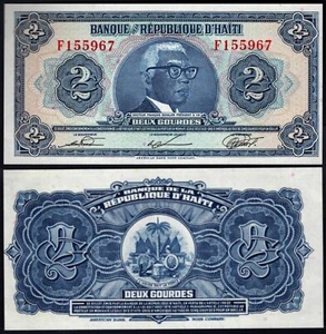 HAITI 🇭🇹 P231* 2 GOURDES* ND 1979* UNC GEM* USA SELLER - Picture 1 of 1