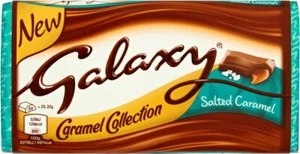 Galaxy Caramel Collection Salted Caramel Chocolate Bar 135g NEU SH{PS WORLDWIDE - Bild 1 von 3