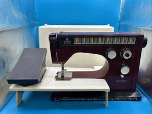 Husqvarna Viking Sewing Machine 6570 w/ Pedal, Extension & Cover Red Tested - Picture 1 of 17