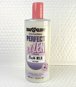 Soap & Glory Perfect Zen beruhigende Bademilch 16,9 flüssige Unzen/500 ml NEU - Bild 1 von 7