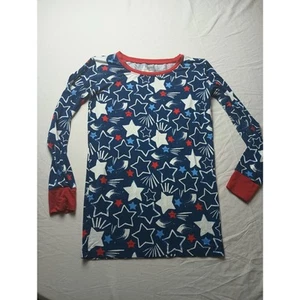 Little Sleepies Bamboo Pajama Shirt Star Spangled Red White & Blue Size 12/14 - Picture 1 of 3