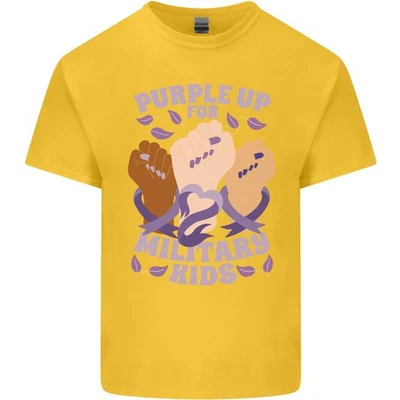 Purple Up for Military Kids Army Brats kids T-Shirt Childrens Foto 1 de 4