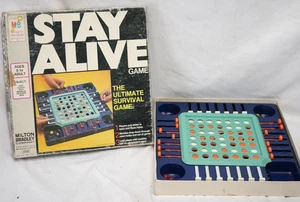 Vintage 1971 "Stay Alive" Marble Game by Milton Bradley - Complete set! - Bild 1 von 13