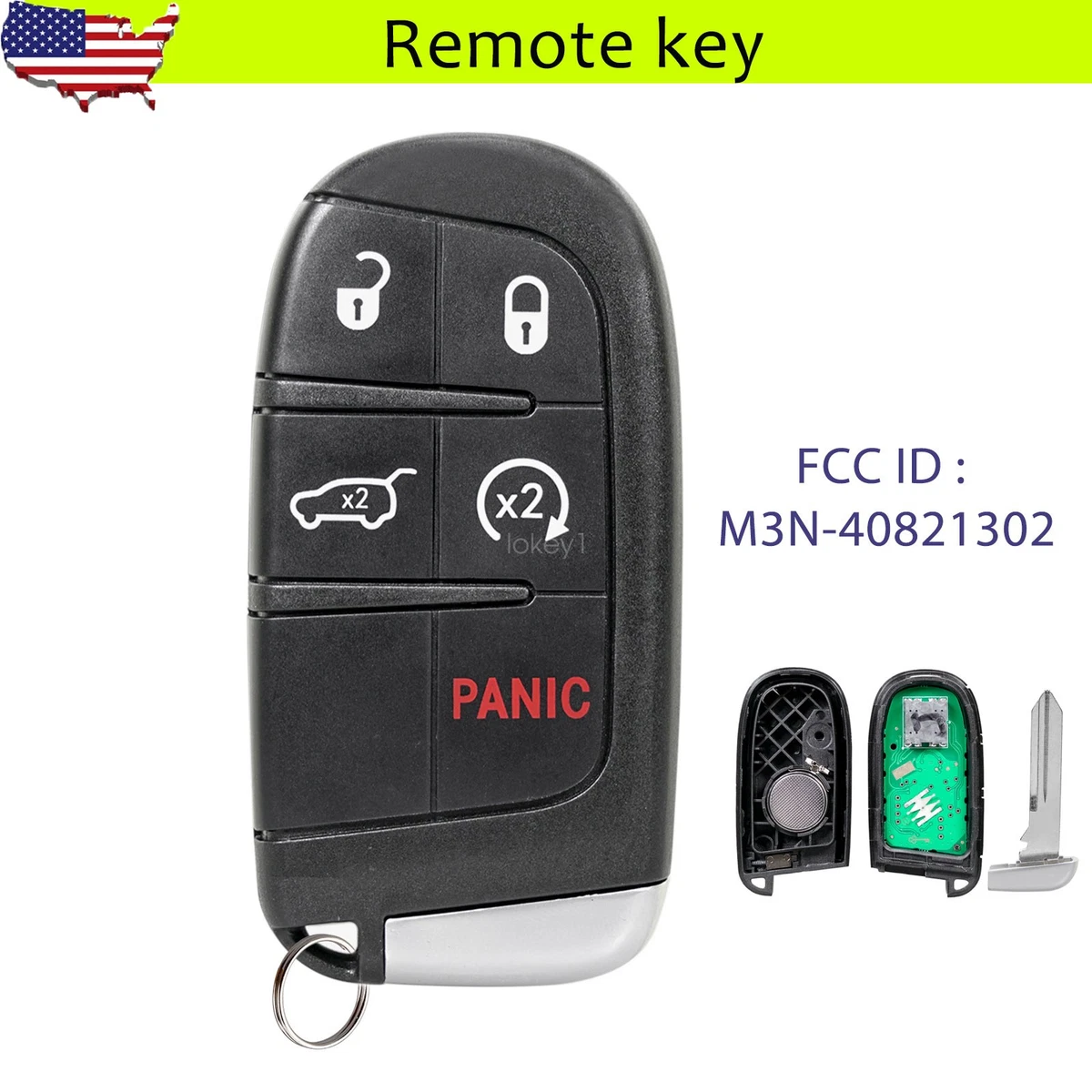 Clé Télécommande Intelligente D'origine Pour Jeep Grand Cherokee 68577123AB