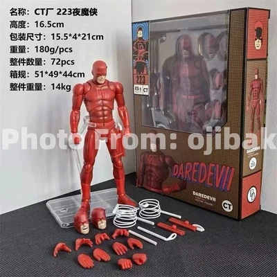 Nuevo-Lo último CT Toys Daredevil MAFEX 223 Figura Versión Cómic Figura de acción de anime en caja Foto 1 de 4