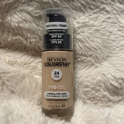 Revlon Colorstay Makeup Foundation Normal / Dry SPF 20 - 110 Ivory - 1 oz - Image 1 of 3