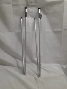 Par de postes telescópicos para toldo ajustable toldo lona poste 2 m - Imagen 1 de 4