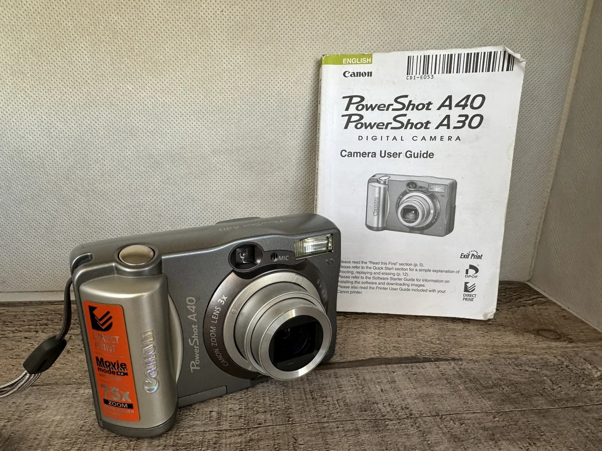 【未使用品】Canon パワーショット A40 PowerShot A40 - Canon Camera Museum