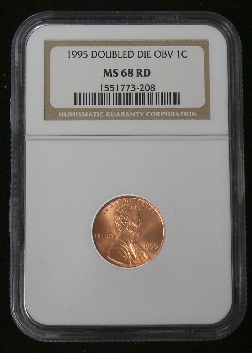 1995年 リンカーン セント ダブル ジー MS-68 レッド NGC Buy 1995 Lincoln Cent Doubled Die Obv MS-68 NGC (Red) | APMEX