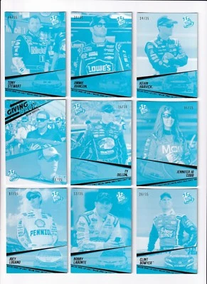 2014 Press Pass CYAN PROOFS PARALLEL #22 Bobby Labonte #xx/35!--ONE CARD ONLY! - Image 1 of 2