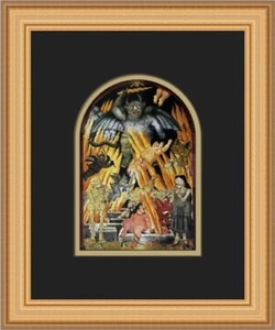 Fernando Botero Gate of Hell Custom Framed Print - Picture 1 of 2