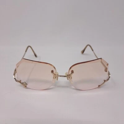 Винтажные Tura прозрачный розовый солнцезащитные очки оправы женщин редкая 168 дизайнер  - Изображение 1 из 4
