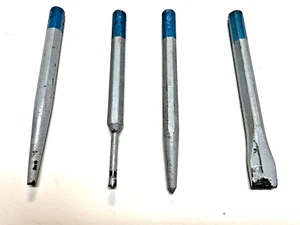 METALL MEISSEL SET * gehärtet * Splinttreiber * ANLASSER Locher * Mutter Bruchstanze * Antrieb - Bild 1 von 4