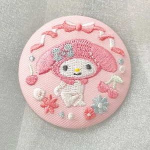 Sanrio My Melody Embroidery Pin from Japan Gift Brand New - Picture 1 of 6