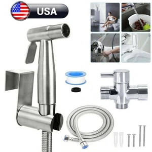 Jet Handheld Bidet Toilet Spray Muslim Hygienic Shattaf Douche Shower Self Kit - Picture 1 of 14