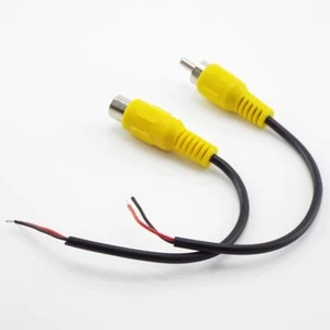 2wire Rca Female Male Audio Cable Av Video Stereo connector extension wire - Picture 1 of 8