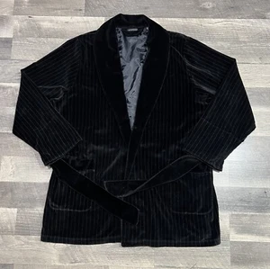 Charles Goodnight Large Men 100% Cotton Turkish Lounge Lined Vintage Robe - Picture 1 of 8