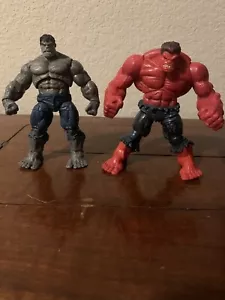 Marvel Universe Red Hulk and Grey Hulk Lot Loose - Picture 1 of 4