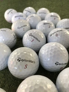 50 TaylorMade Distance Used Golf Balls 5A Mint Condition - Picture 1 of 6