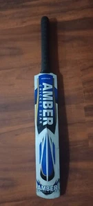 amber grade 5 selected willow cricket bat 3 3/4" long fast free shipping - Picture 1 of 5