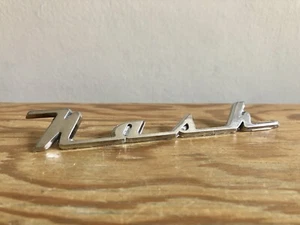 MEGA SELTENES NASH HEALEY ORIGINAL 1951 - 1954 CHROM ABZEICHEN EMBLEM - EMPIRE CC TEILE - Bild 1 von 18