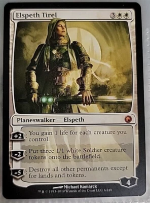 MTG Elspeth Tirel Scars of Mirrodin 6/249 Regular Mythic - Image 1 of 2