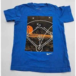Nike Boy's Size 6 Blue Baseball T-shirt - Picture 1 of 2