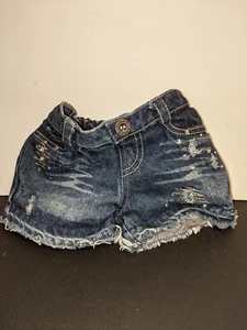 Build-A-Bear Blue Jean Jewel Shorts For Stuffed Animals - Picture 1 of 2
