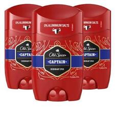 Old Spice Captain Deodorante Stick Senza sali di alluminio 3 x 50 ml 1,69 oz