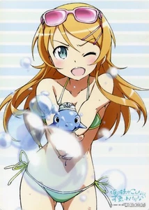 pencil board Shitajiki promo Oreimo ore no imouto anime Kousaka Kirino Kuroneko - Picture 1 of 2