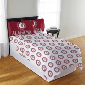 The Northwest Company Alabama Crimson Tide Mikrofaser 4-teiliges Vollblatt-Set - Bild 1 von 2