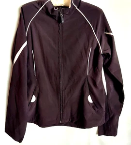 Nordic Track Full Zip Jogging Sport Jacke Gr. M schwarz weiß Besatz Taschen - Bild 1 von 5
