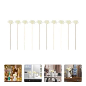 10 Pcs Diffuser No Oil Aromatherapy Rattan Flower Sticks Office - Picture 1 of 12