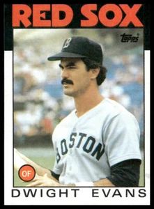 1986 Topps #60 Dwight Evans Boston Red Sox Baseball - Picture 1 of 2