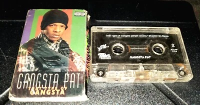 Gangsta Pat ‎type of Gangsta single tape Cassette 1994 MEMPHIS Gangsta Hip Hop🔥 - Image 1 of 4