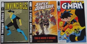 3  Image Comics   G-MAN #1   INVINCIBLE #!  SUPER DINOSAUR #1 - Picture 1 of 1