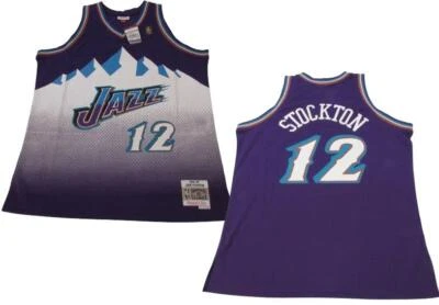 Nueva camiseta Mitchell & Ness Swingman 96-97 John Stockton #12 Utah Jazz para hombre $130 Foto 1 de 4