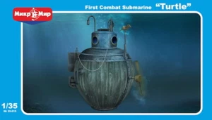 Micro Mir AMP MM35-015 - 1:35 Sottomarino Da Combattimento Turtle - Nuovo - Foto 1 di 1