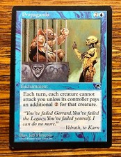 MTG Magic The Gathering Propaganda Tempest Trading Card NM
