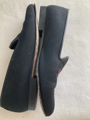 Mocasines planos Zalo Corvette rojos sin cordones talla 9,5 M Foto 1 de 4