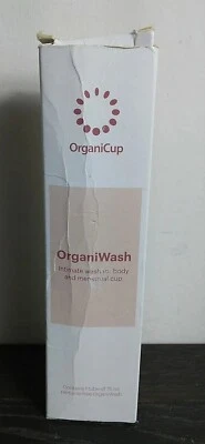 OrganiWash Jabón Íntimo para Cuerpo y Copa Menstrual 75ml Sin Alérgenos Vegano Foto 1 de 4