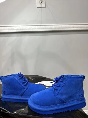 Bota de gamuza UGG Classic Neumel II azul real niños talla 3 Foto 1 de 4