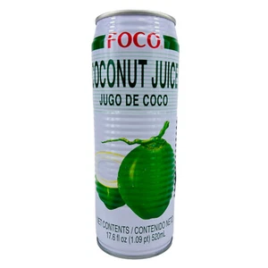 FOCO Agua de Coco Natural de Coco con Trozos de Pulpa 520 ml - Imagen 1 de 3